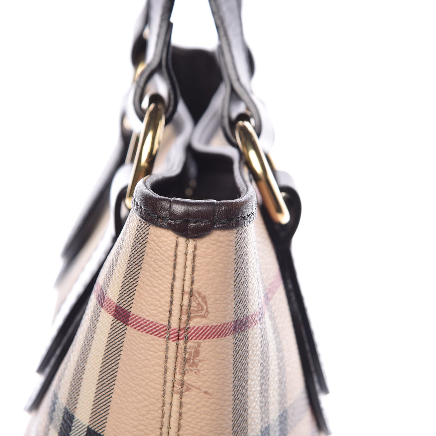 Haymarket Check Small Onslow Tote Chocolate