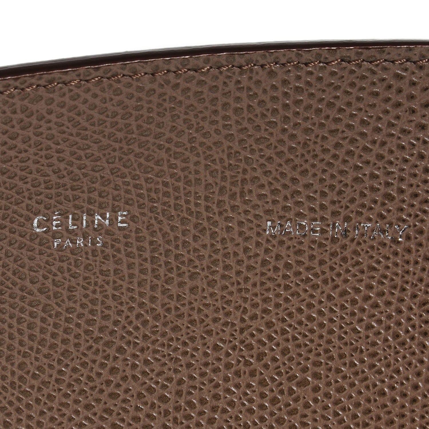 Celine Grained Calfskin Small Horizontal Cabas Phantom Taupe 6 of 8
