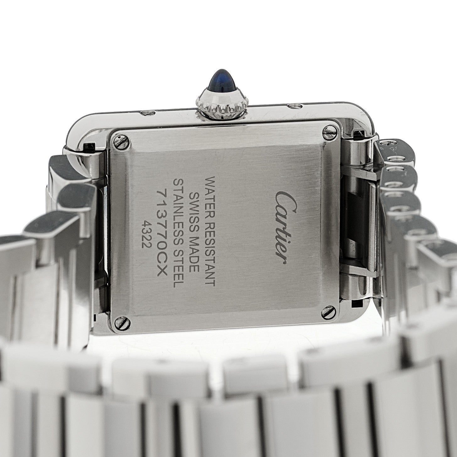 Cartier Stainless Steel 22mm Tank Must Quartz Watch 4 of 4