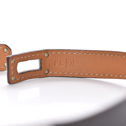 Hermes Swift Kelly Double Tour Bracelet M Etain 6 of 7