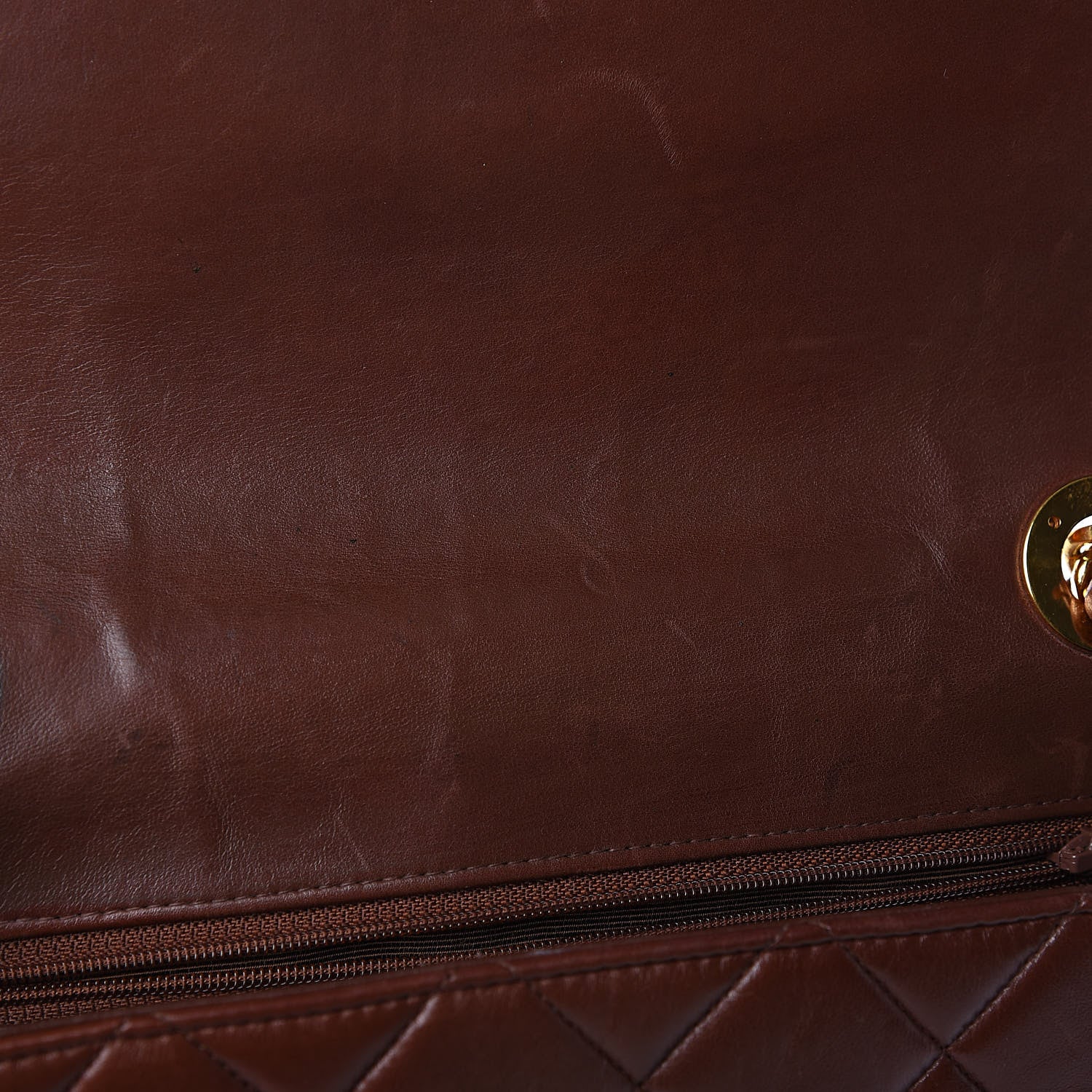 Chanel Lambskin Quilted Medium Single Flap Bag Brown 11 of 17