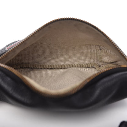 Gucci Grained Calfskin Small Logo Belt Bag Black 5 of 11