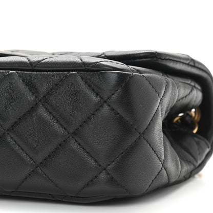 Chanel Lambskin Quilted Mini Rectangular Pearl Crush Flap Black 11 of 12