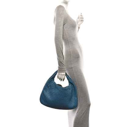 Bottega Veneta Nappa Intrecciato Medium Veneta Hobo Oceano 2 of 9