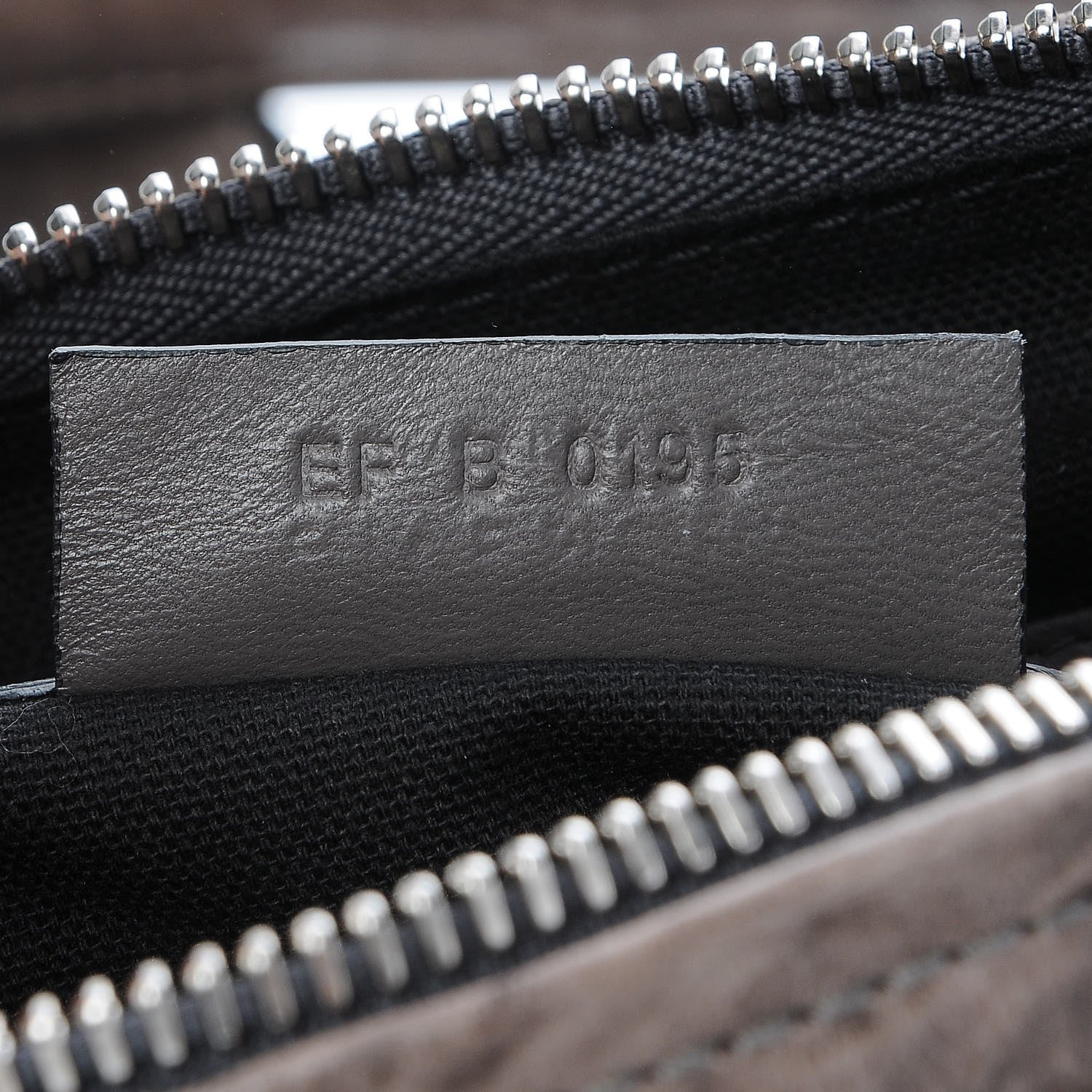 Givenchy Tumbled Sheepskin Medium Pandora Charcoal 8 of 8