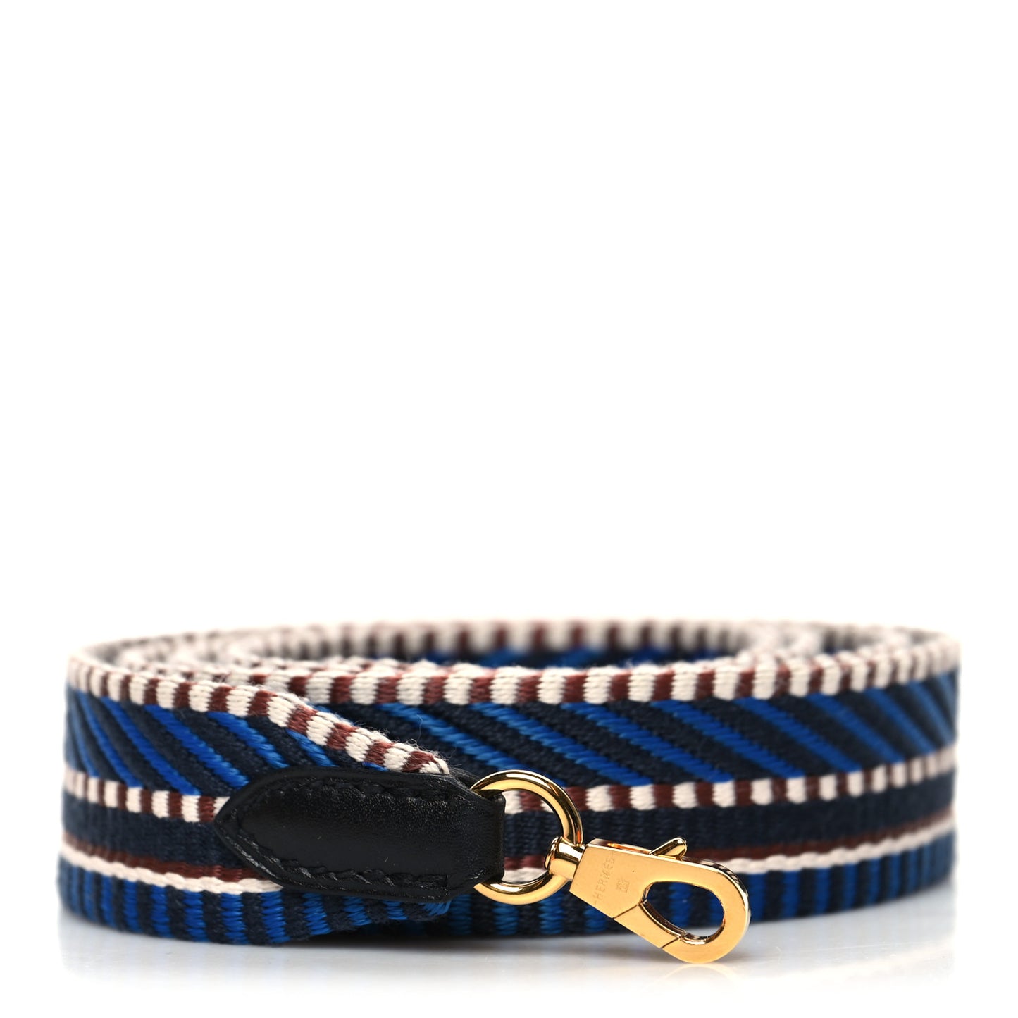 Toile Swift 25mm Sangle Cavale Shoulder Strap Bleu Zellige Indigo Black