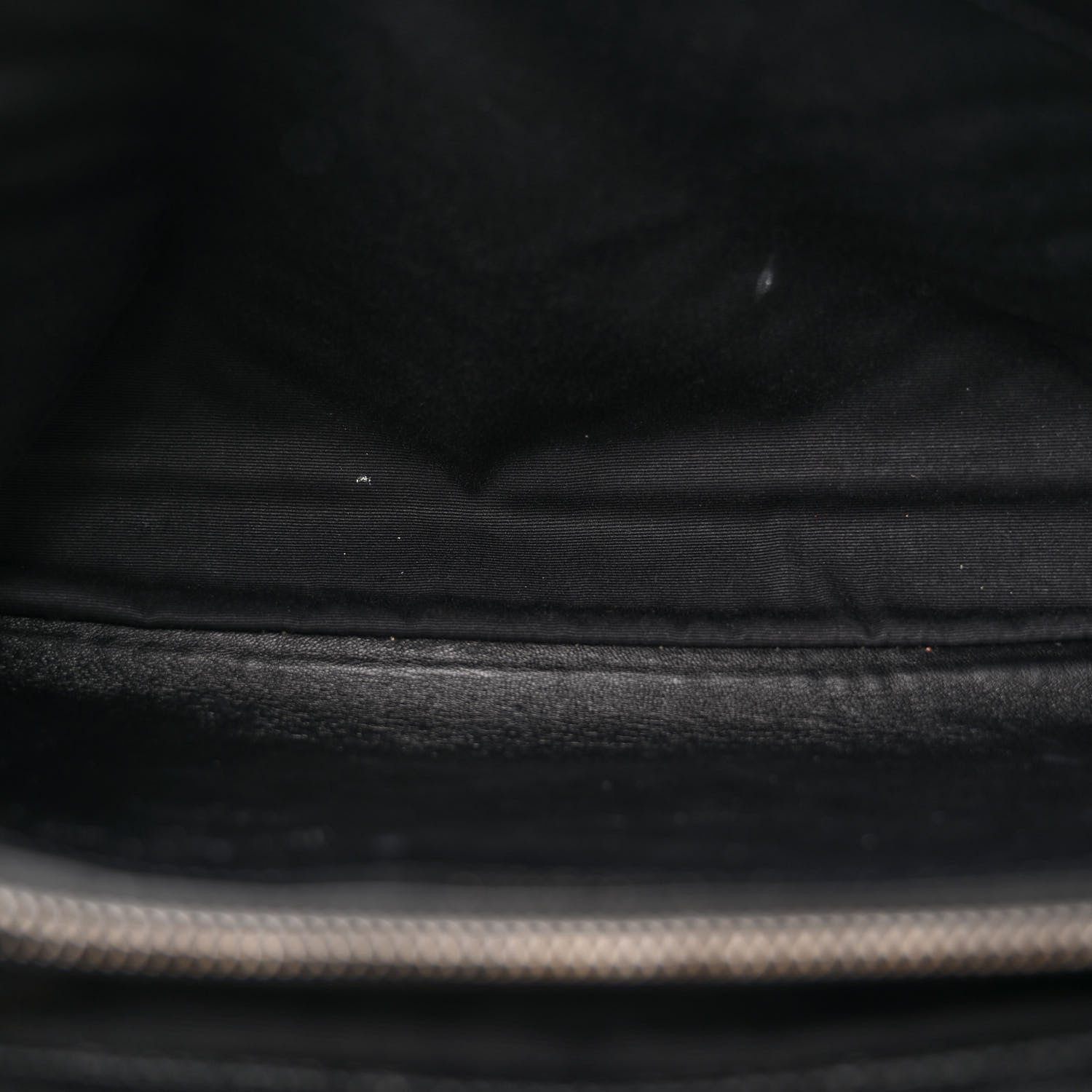 Saint Laurent Sheepskin Matelasse Chevron Monogram Large College Satchel Black 5 of 18