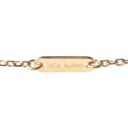 Van Cleef & Arpels 18K Yellow Gold Diamond Mini Frivole Pave Bracelet 4 of 7