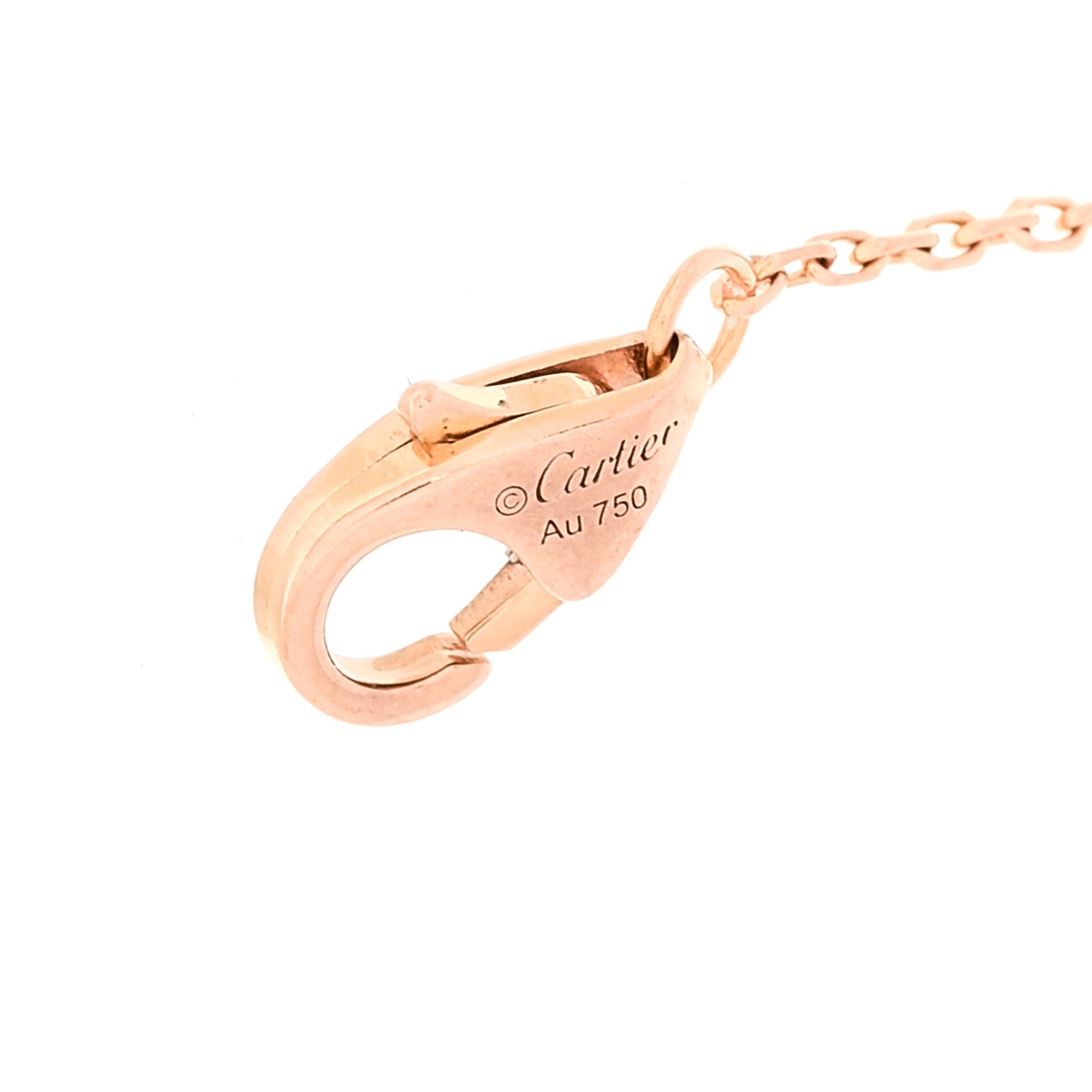 Cartier 18K Pink Gold Diamond XS D'Amour Bracelet 3 of 5