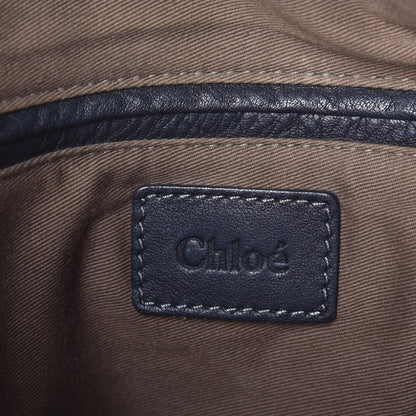 Chloe Calfskin Medium Marcie Satchel Navy 11 of 15
