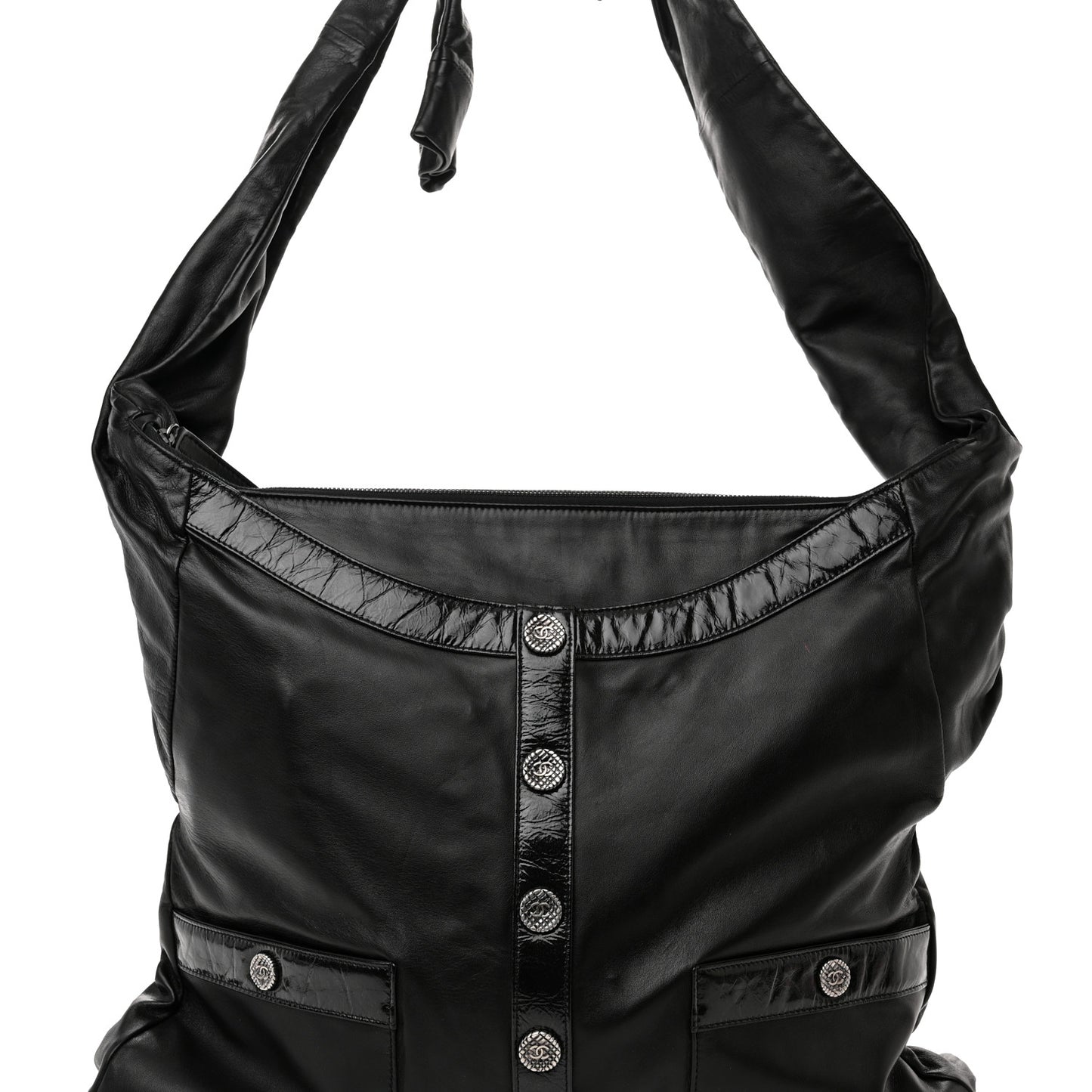 Lambskin Large Girl Bag Black