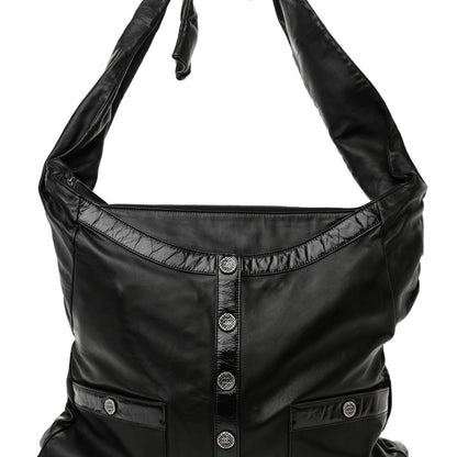 Chanel Lambskin Large Girl Bag Black 8 of 10