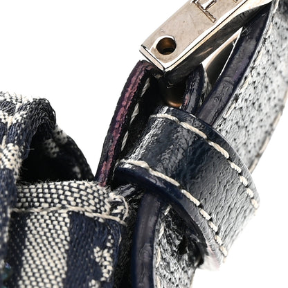 Fendi Zucchino Crystal Mama Baguette Navy 14 of 15