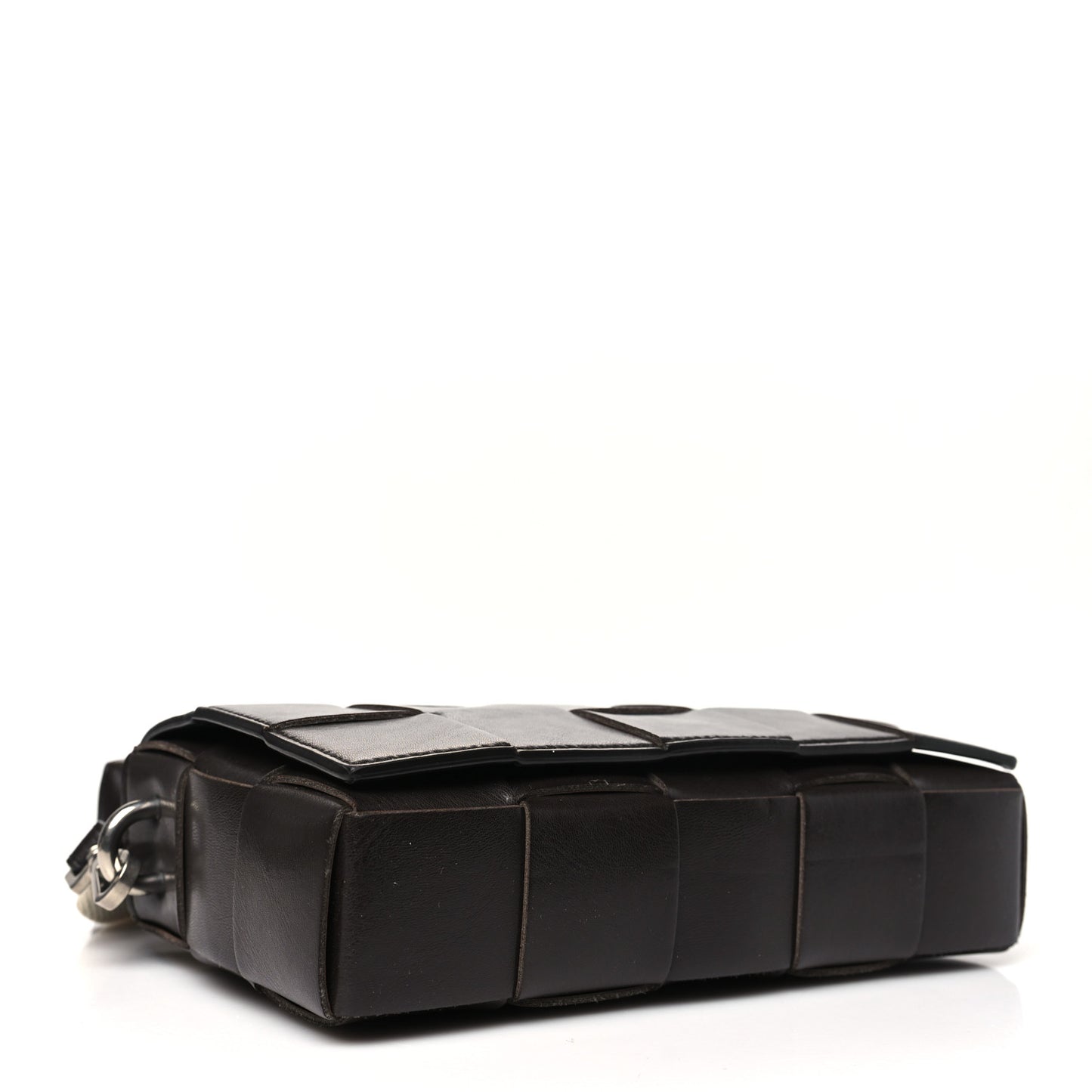 Calfskin Maxi Intrecciato Versatile Cassette Bag Brown