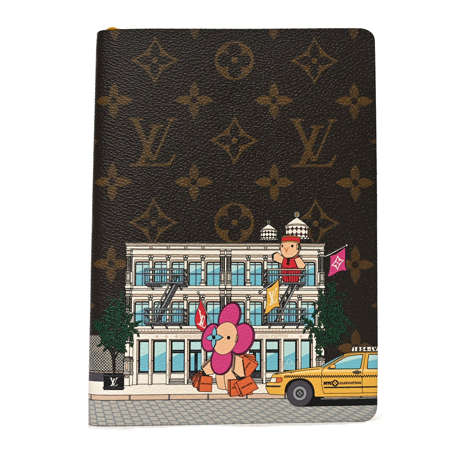 Louis Vuitton Monogram 2022 Christmas Animation New York Soho Clemence Notebook 1 of 6