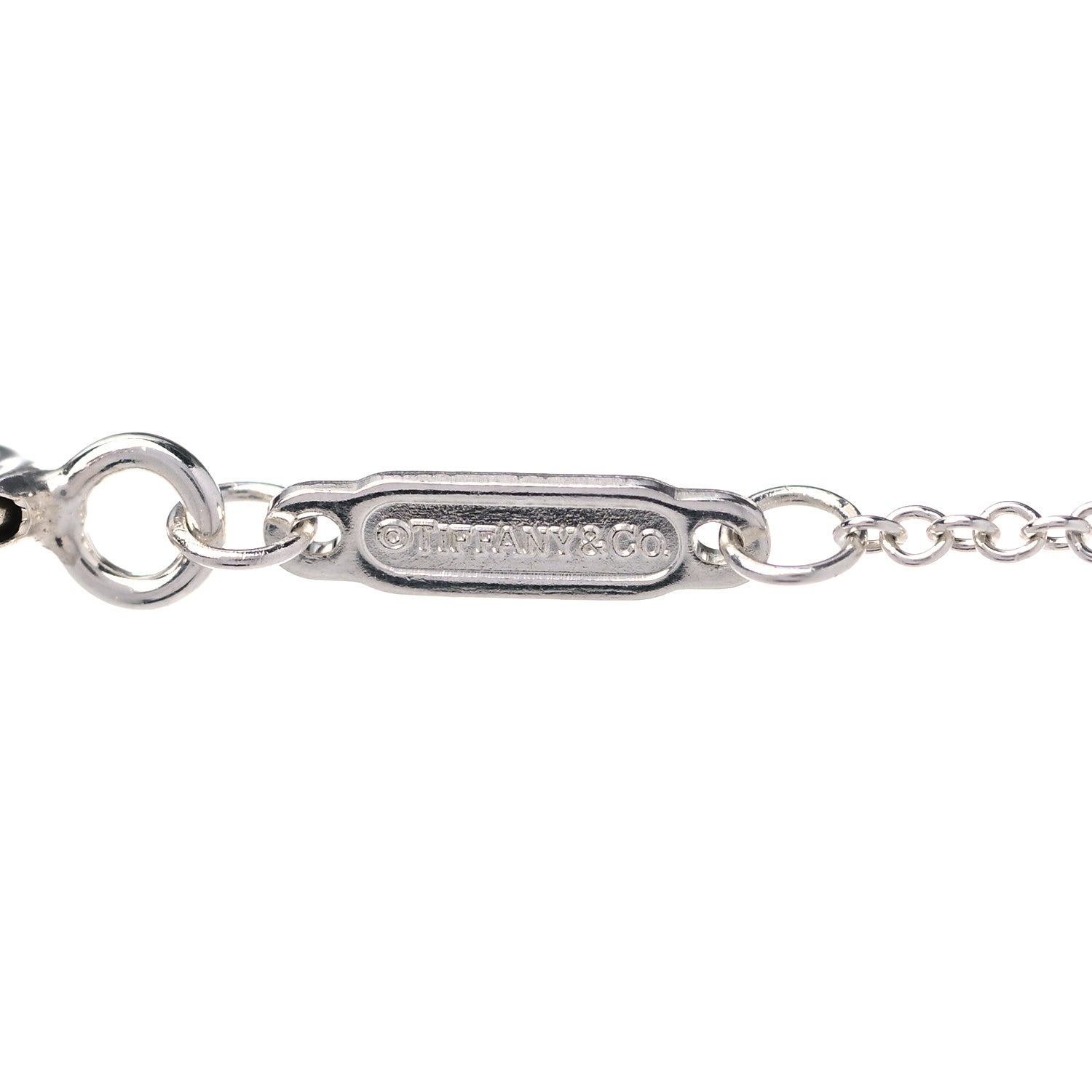 Tiffany Sterling Silver Atlas Cube Pendant Necklace 4 of 4