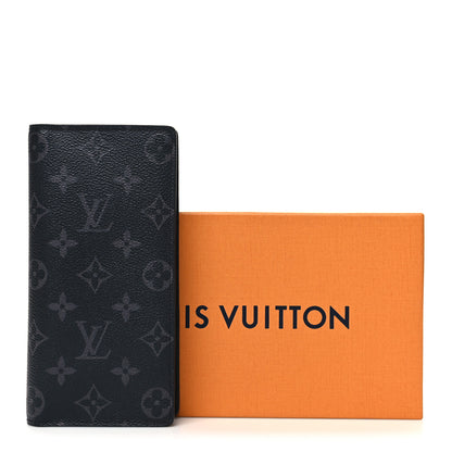 Louis Vuitton Monogram Eclipse Brazza Wallet 9 of 9