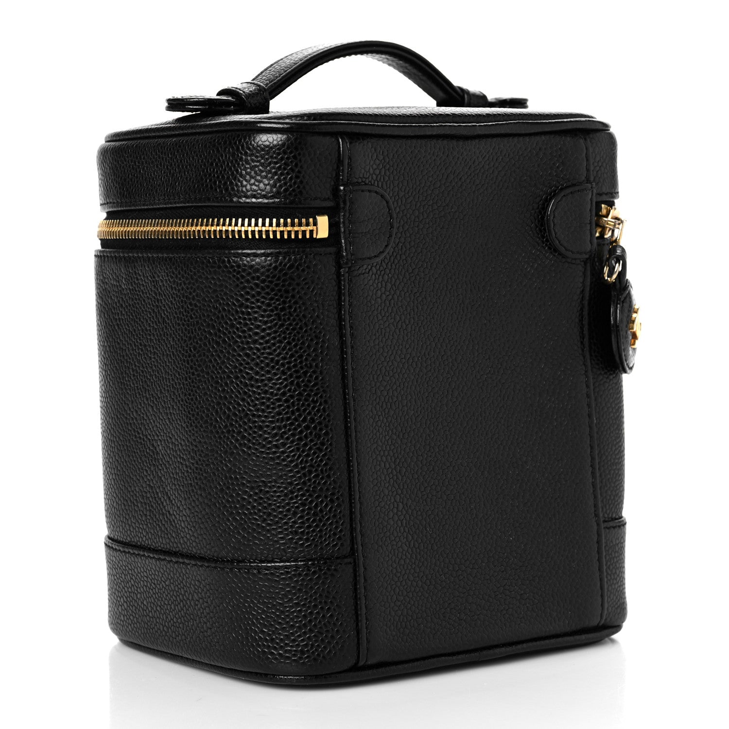 Chanel Caviar Vanity Cosmetic Case Black 2 of 11