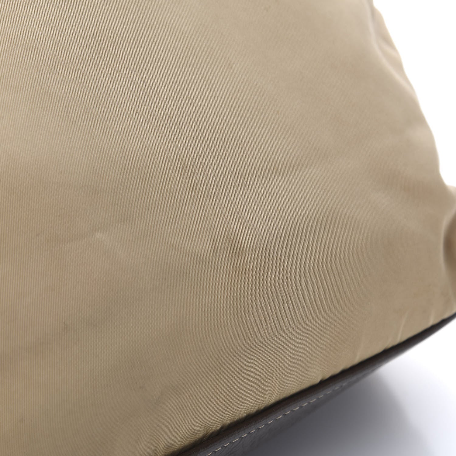 Prada Nylon Tessuto Vitello Daino Hobo Cammello Caffe 13 of 18