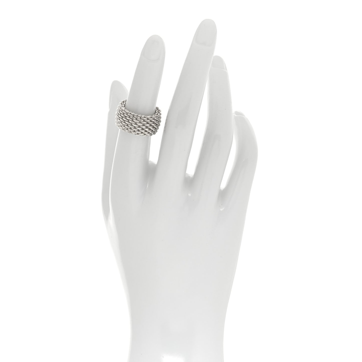 Sterling Silver Somerset Mesh Ring 49 5