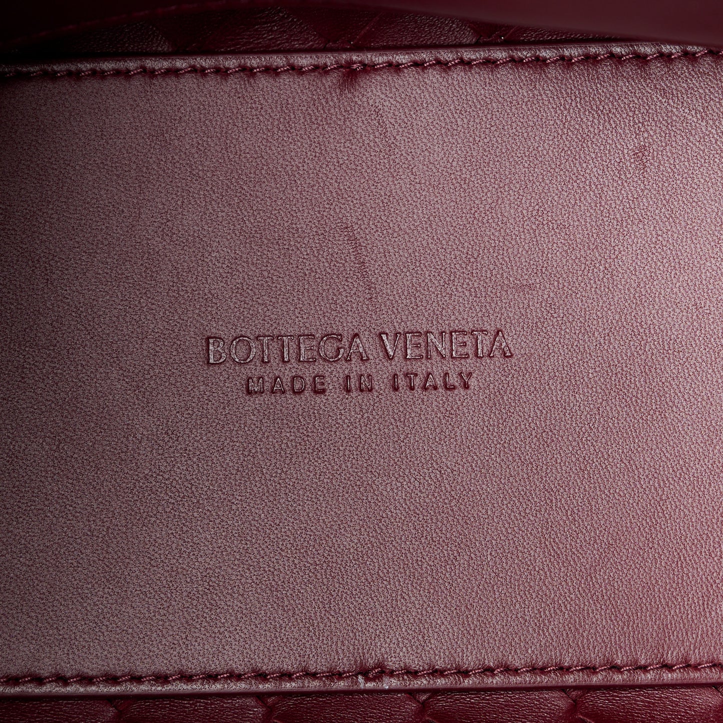 Nappa Intrecciato Small Andiamo Shoulder Bag Barolo