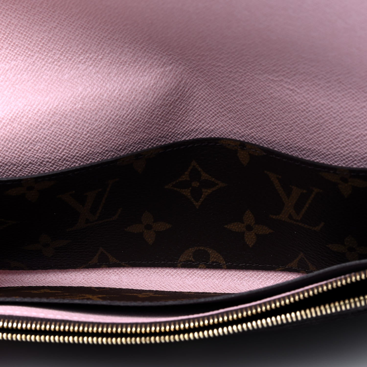 Louis Vuitton Monogram Emilie Wallet Rose Ballerine 4 of 5