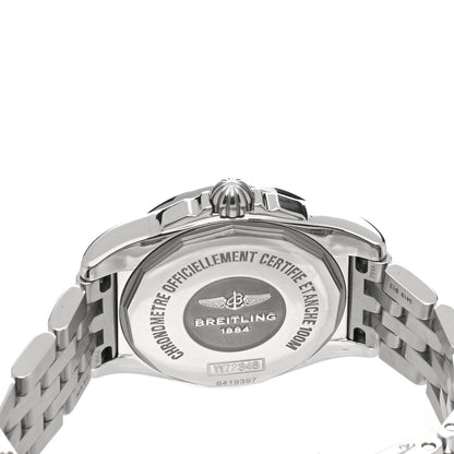 Breitling Stainless Steel Mother of Pearl 29mm Galactic Quartz Watch White W72348 4 of 5