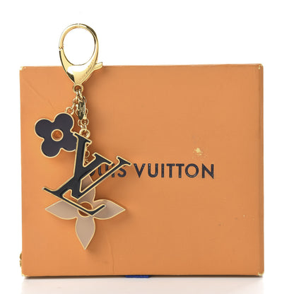 Louis Vuitton Fleur De Monogram Bag Charm Dore 4 of 4