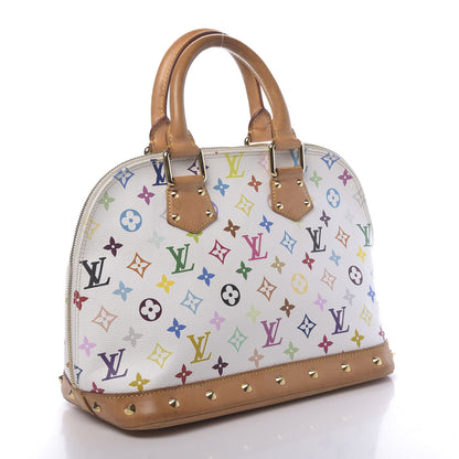 Louis Vuitton Monogram Multicolor Alma White 3 of 11