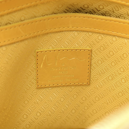 Louis Vuitton Monogram Pulp Defile Weekender GM Yellow 7 of 14