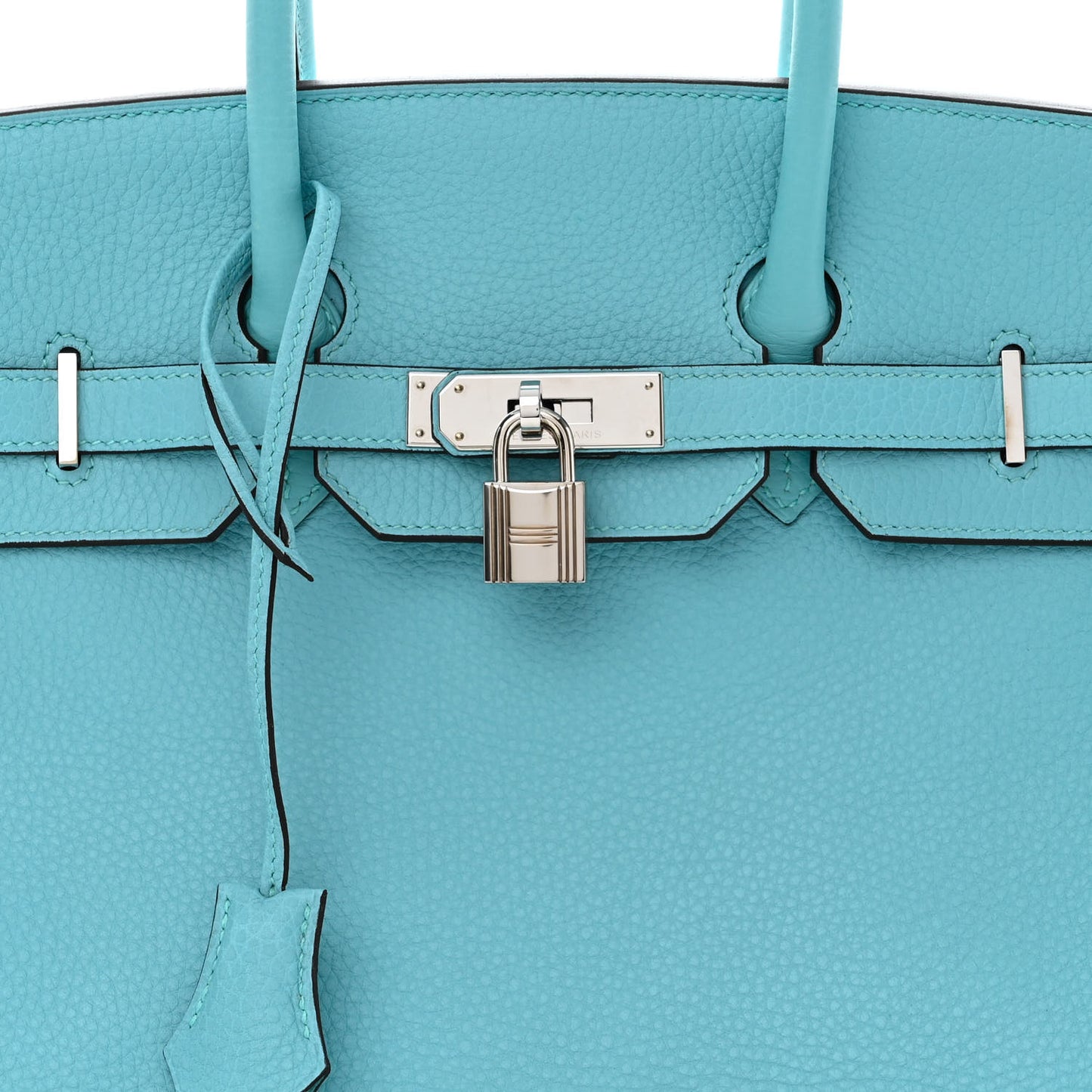 Taurillon Clemence BIRKIN 35 Bleu Atoll