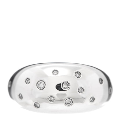 David Yurman Sterling Silver Diamond 11mm Pure Form Ring 54 7 1 of 5