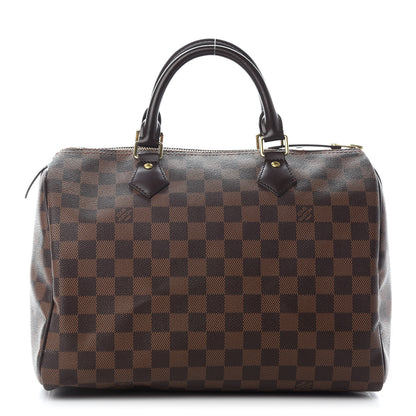 Louis Vuitton Damier Ebene Speedy 30 1 of 9