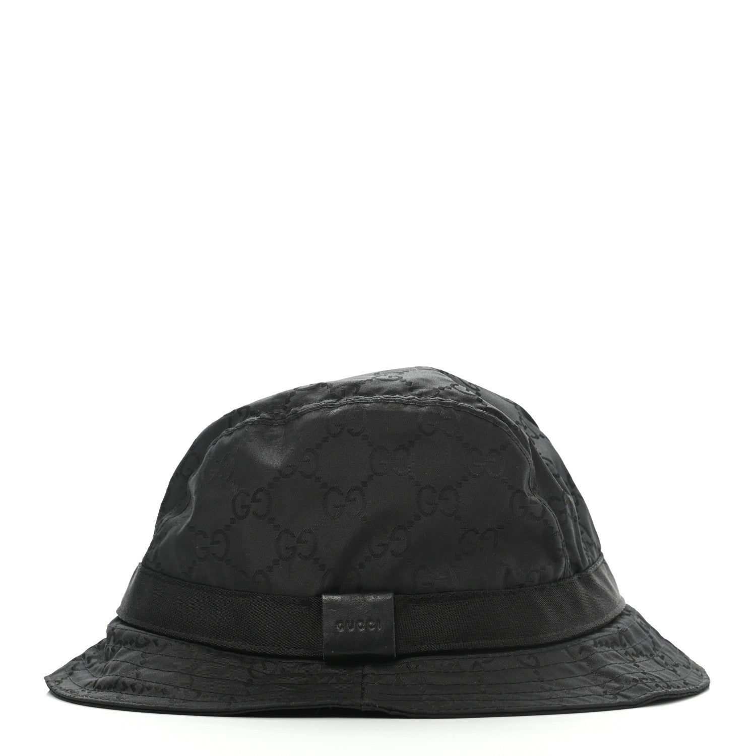 Gucci Nylon Monogram Bucket Hat M Black 4 of 10