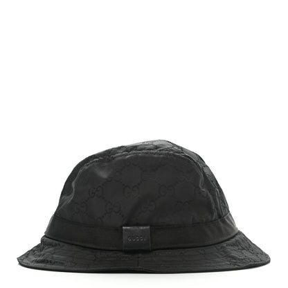 Gucci Nylon Monogram Bucket Hat M Black 4 of 10