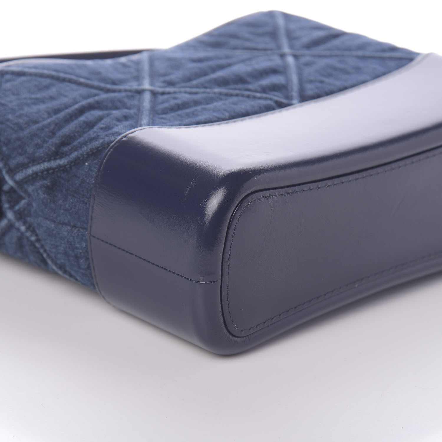 Chanel Denim Calfskin Small Gabrielle Hobo Blue 10 of 11