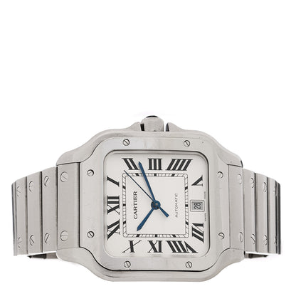 Cartier Stainless Steel 39.8mm Santos De Cartier Automatic Watch 2 of 4