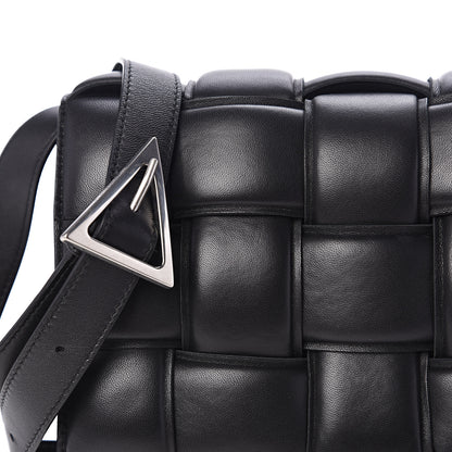 Bottega Veneta Nappa Maxi Intreccio Padded Cassette Crossbody Bag Black 8 of 8