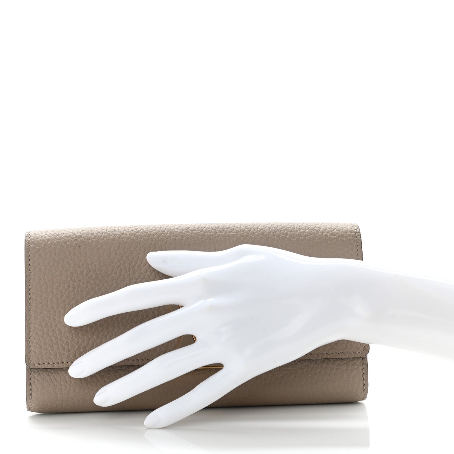 Louis Vuitton Taurillon Capucines Wallet Galet 2 of 9