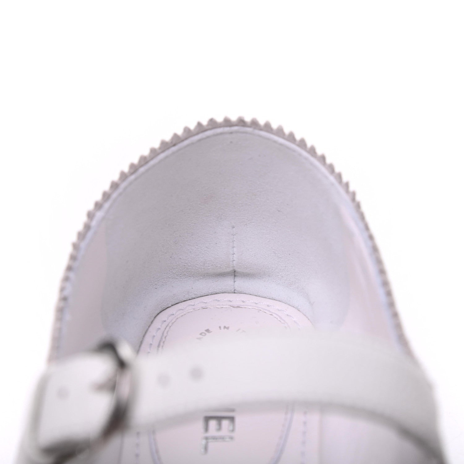 Chanel Calfskin Mary Jane Flats 35 White Black 9 of 11