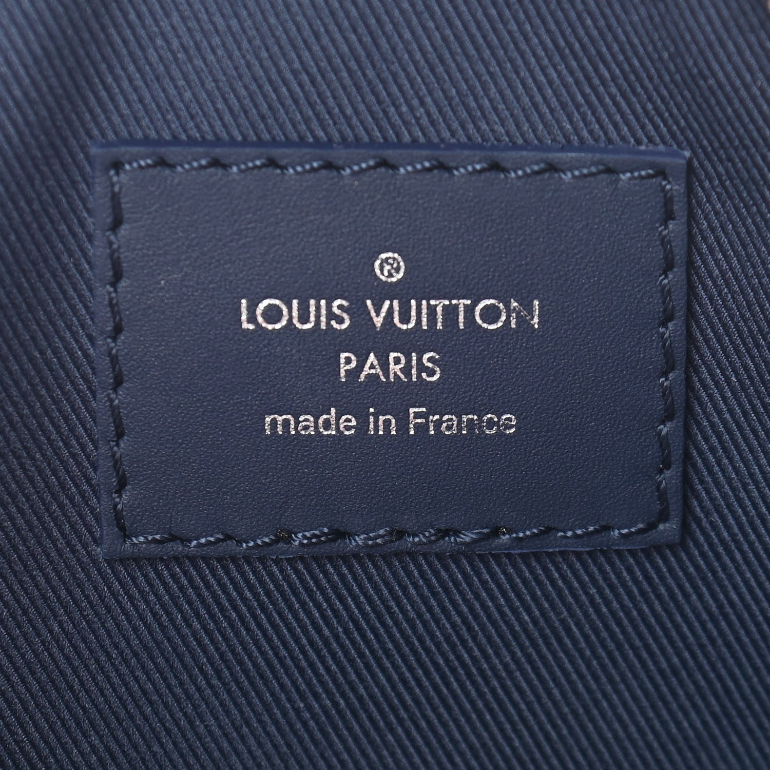 Louis Vuitton Monogram Ink Watercolor Keepall XS Blue 6 of 8