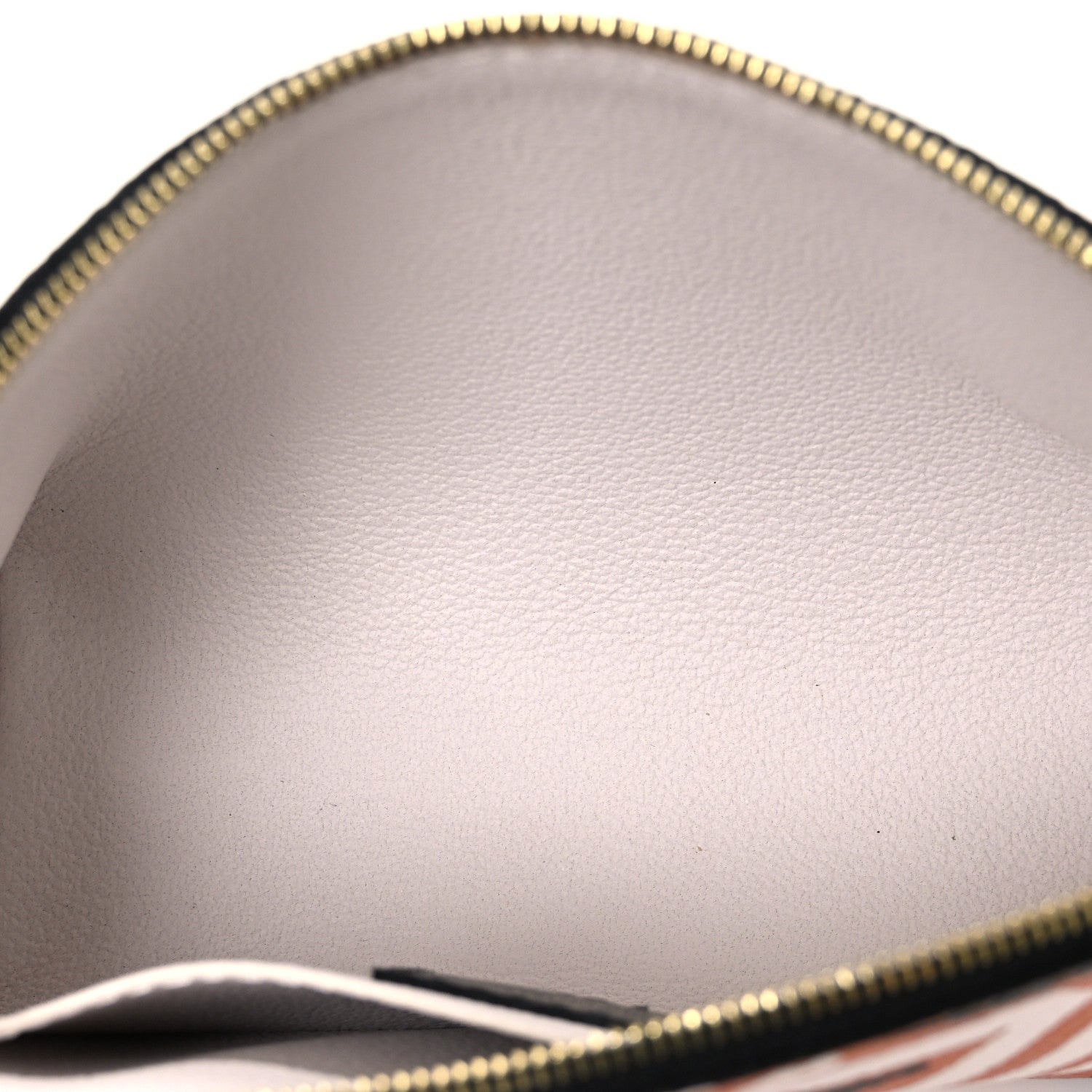 Louis Vuitton Monogram Giant Crafty Cosmetic Pouch Creme Caramel 5 of 6