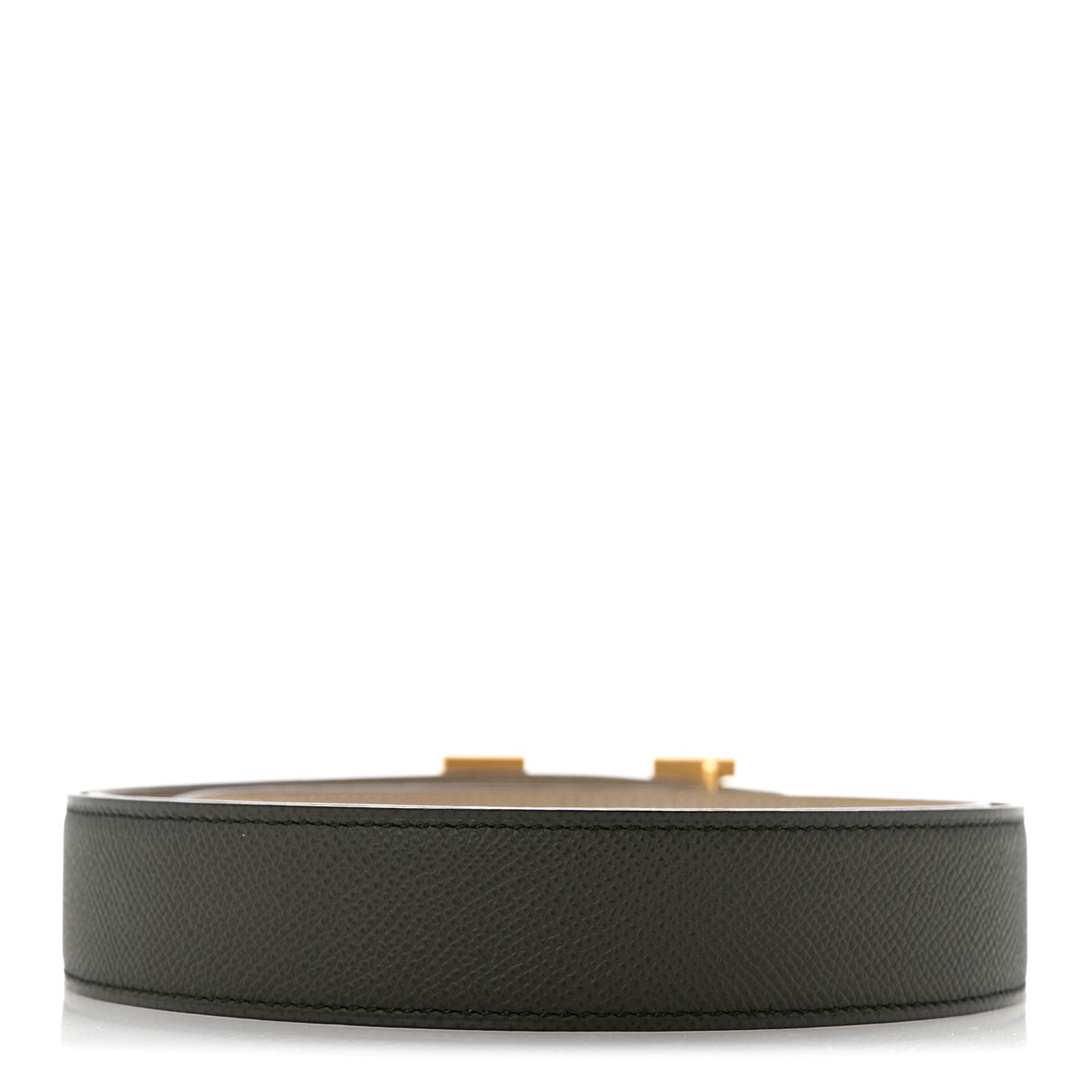 Hermes Epsom 32mm H Belt 100 40 Trench Vert De Gris 2 of 8