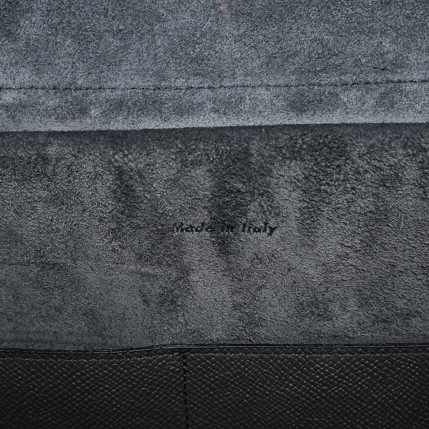Grained Calfskin Mini Belt Bag Grey