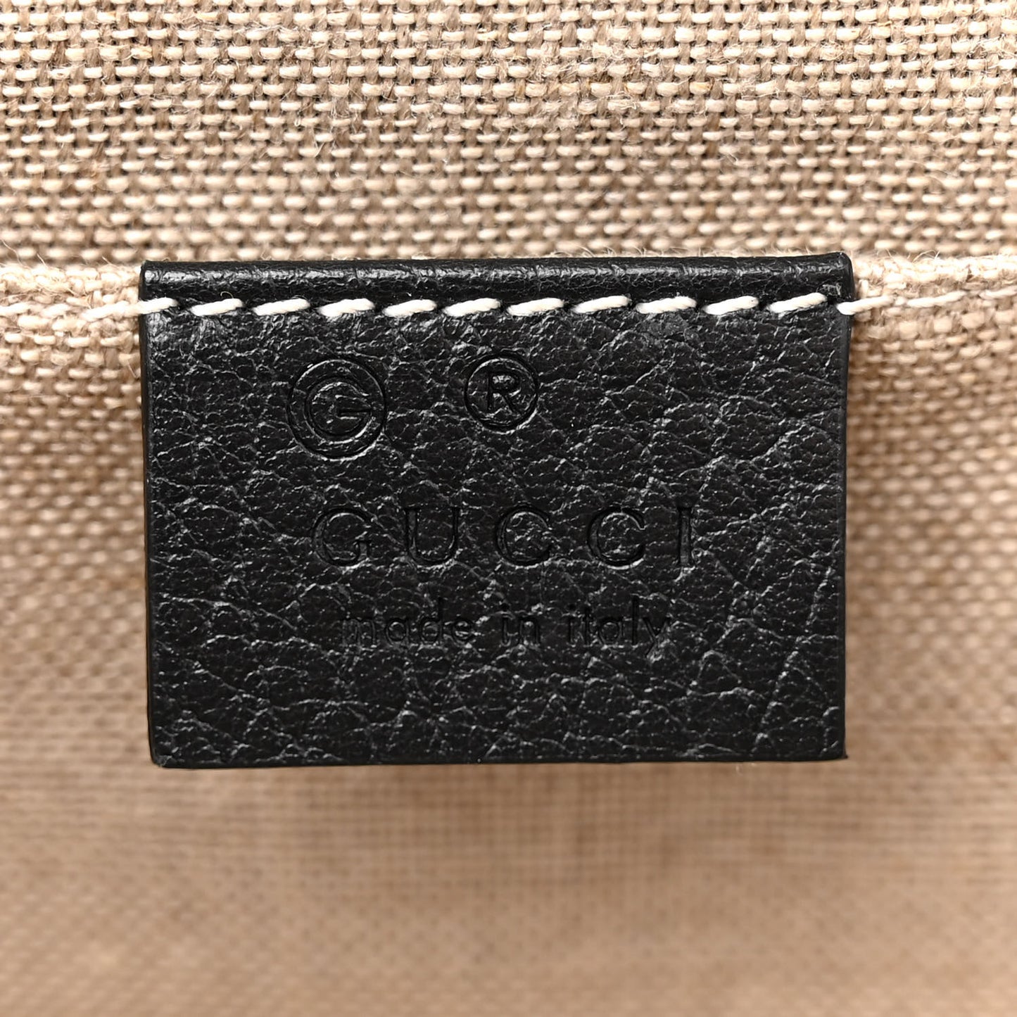 Dollar Calfskin Small Interlocking G Shoulder Bag Black