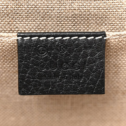 Gucci Dollar Calfskin Small Interlocking G Shoulder Bag Black 6 of 12