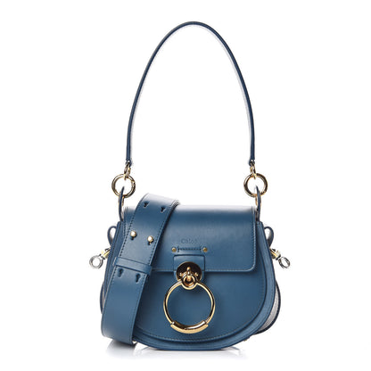 Chloe Calfskin Small Tess Bag Vinyl Blue 1 of 10