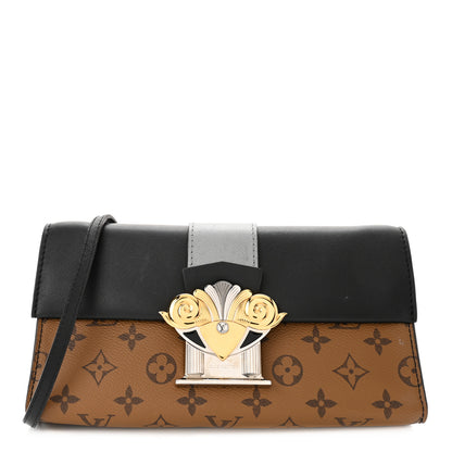 Louis Vuitton Calfskin Reverse Monogram Column Clutch 1 of 9