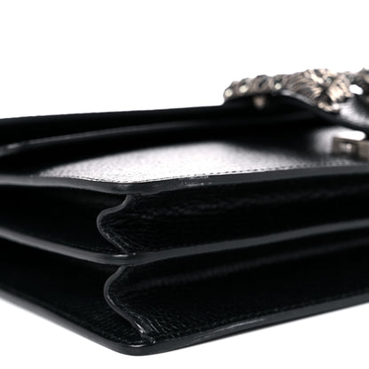 Gucci Pebbled Calfskin Small Dionysus Shoulder Bag Black 9 of 14