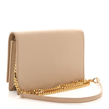Saint Laurent Smooth Calfskin Classic Monogram Kate Tassel Chain Wallet Nude Powder 3 of 12